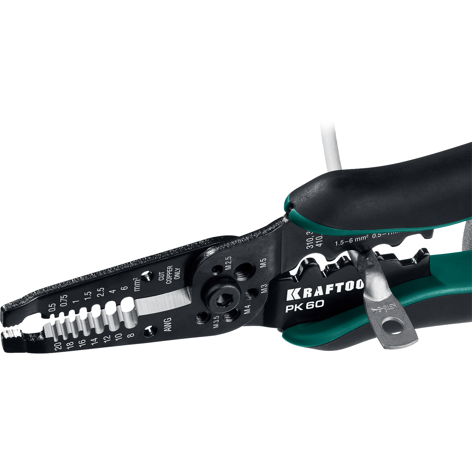 KRAFTOOL PK-60, 0.5 - 6 мм2, многофункциональный стриппер (22658)