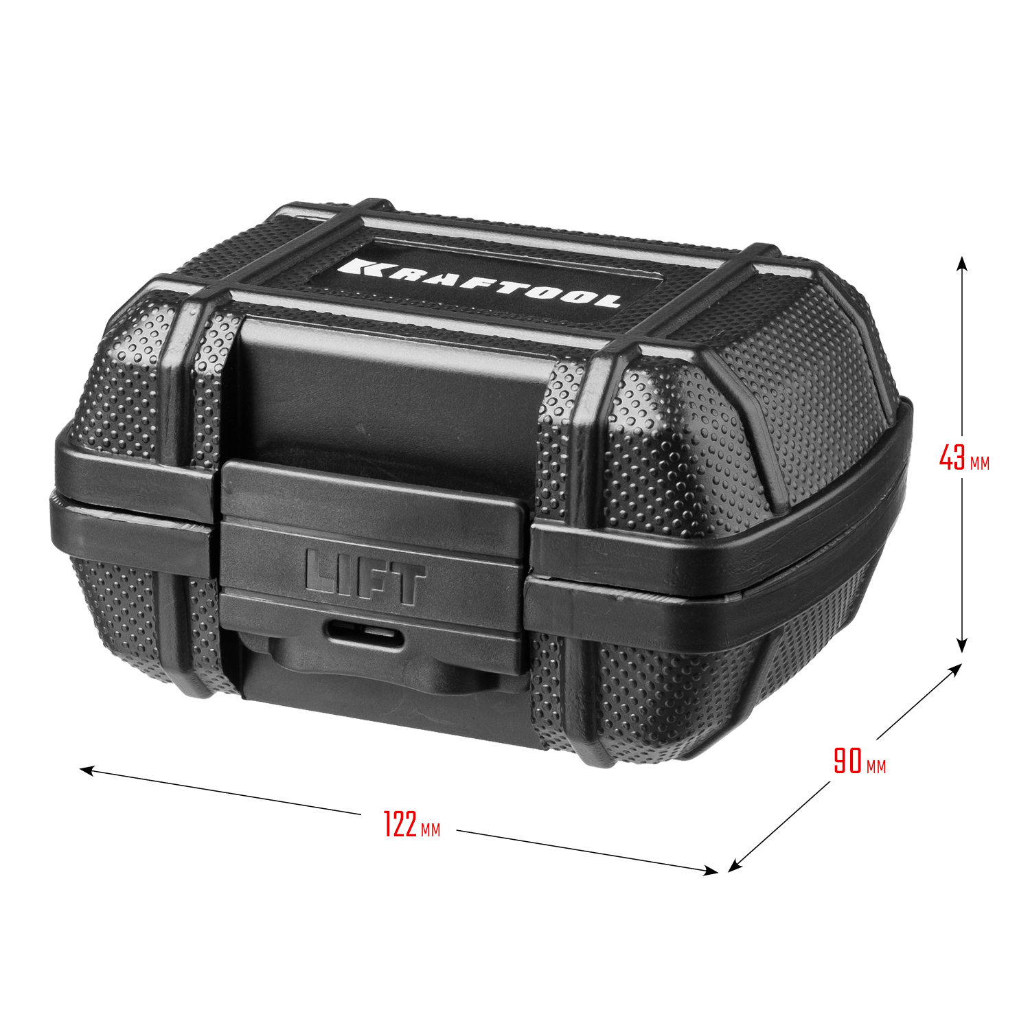 KRAFTOOL GRAND, 1/2″, 40 - 200 Н·м, динамометрический адаптер с переходниками (64044-200)