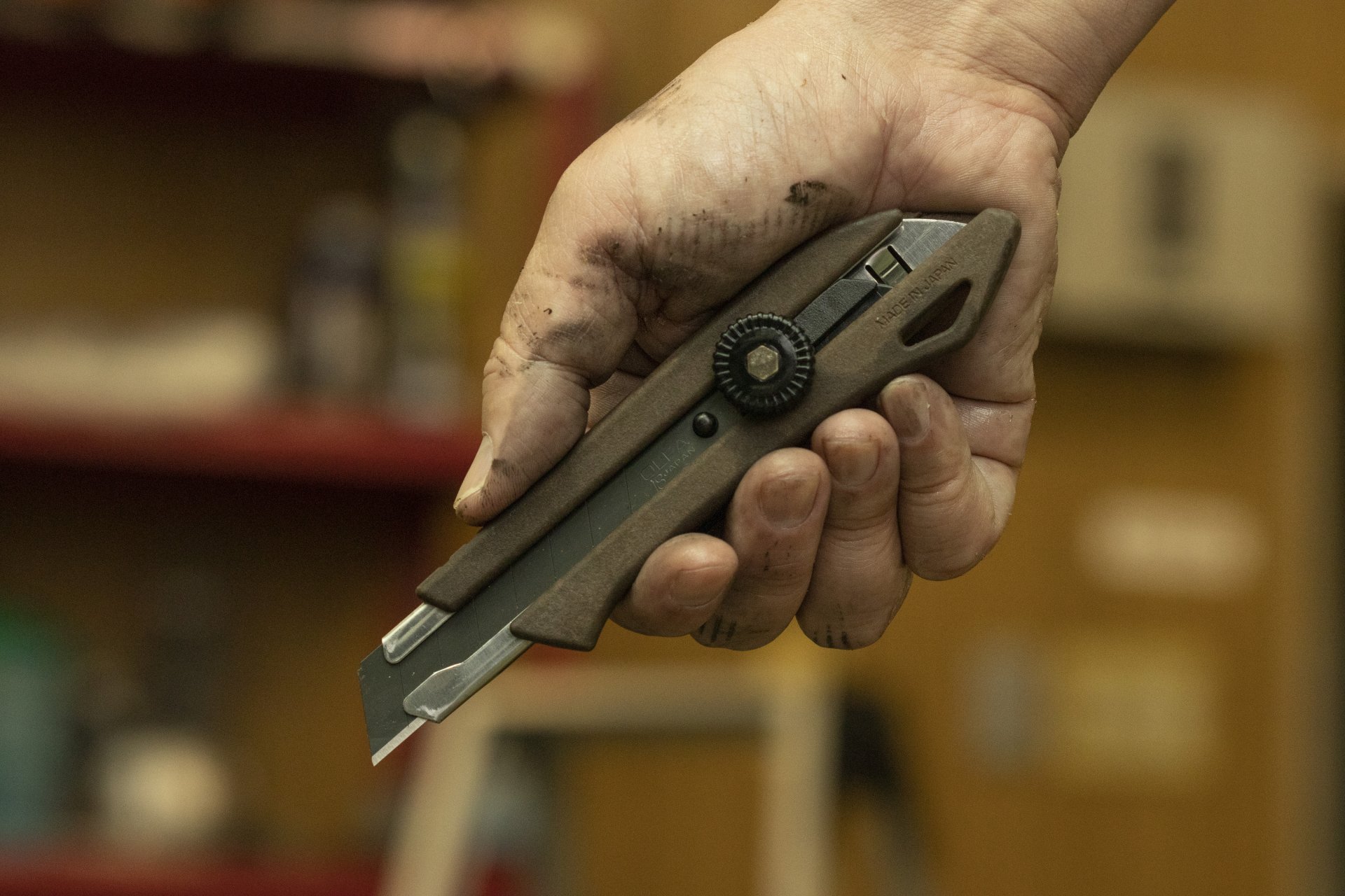 OLFA WOOD-PP Models 18 мм, с сегментированным лезвием, нож (OL-WD-L)