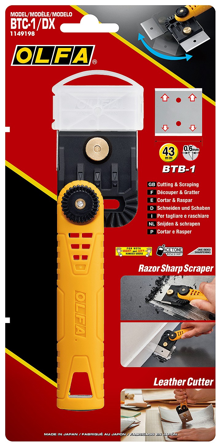 OLFA Hobby Craft Models, для реза кожи, нож-скребок (OL-BTC-1/DX)