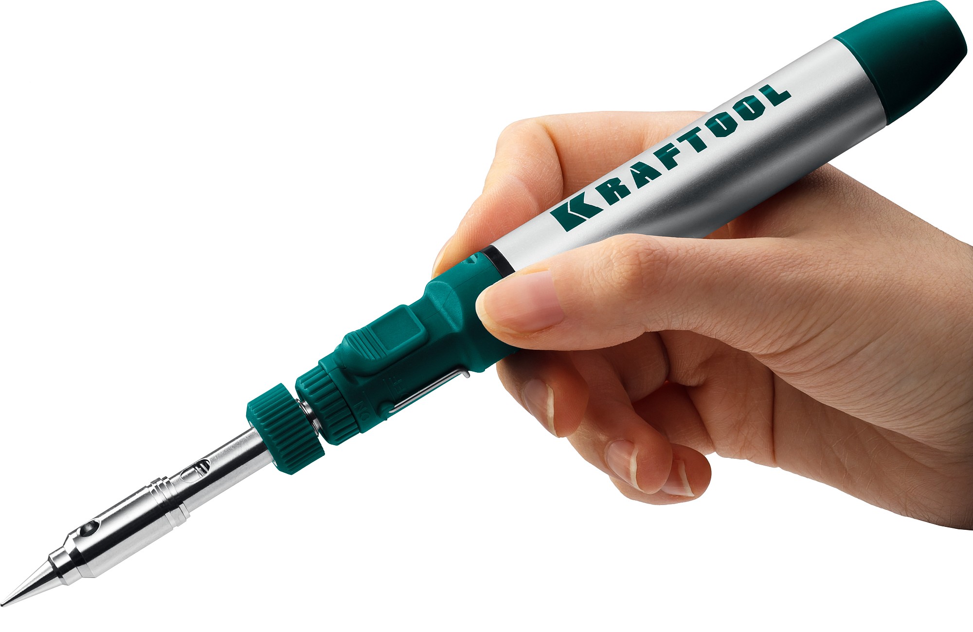 KRAFTOOL SolderGas, 70 A, 30 - 70 Вт, 1300°С, горелка, фен, набор 3 в 1, газовый паяльник (55504-H3)