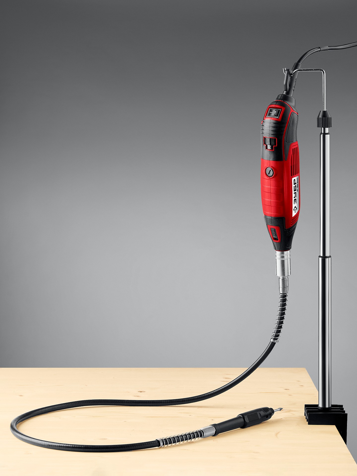 ЗУБР 245 предметов, 160 Вт, набор мини-насадок с гравером (ЗГ-160-H245)