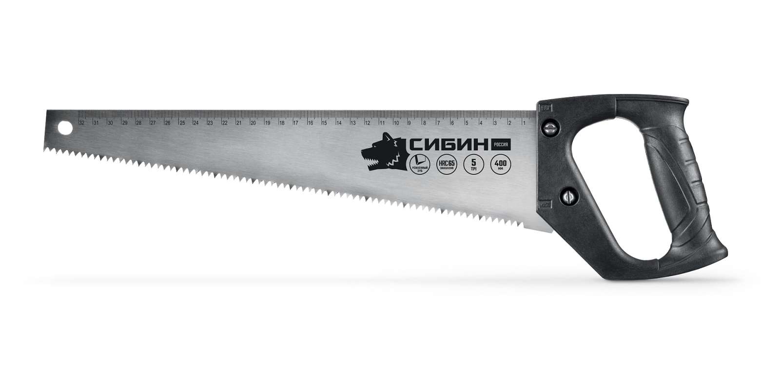 СИБИН БЫСТРЫЙ РЕЗ 400 мм, ножовка по дереву (15053-40)