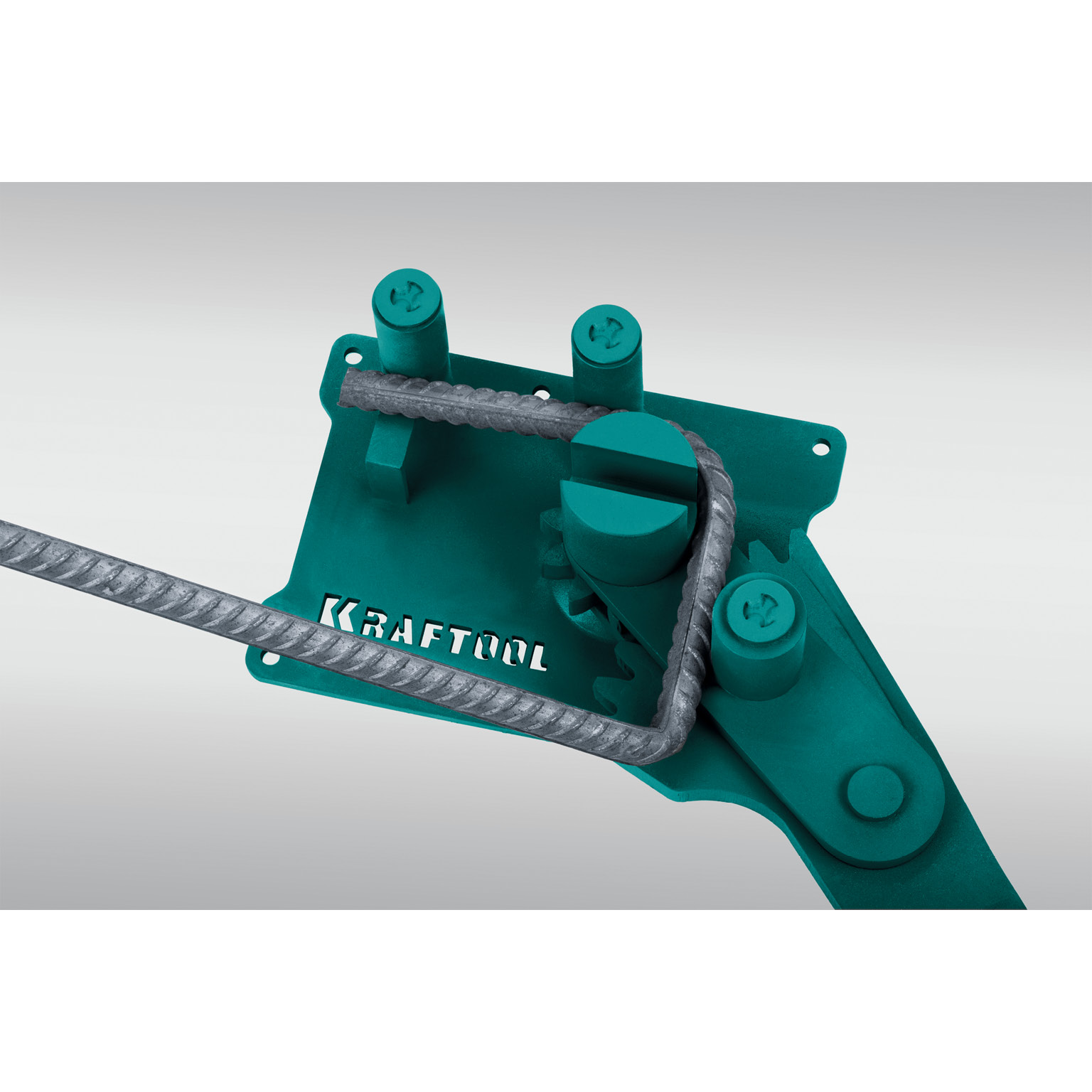 KRAFTOOL 16D, 6-16 мм, острый и плавный гиб, ручной станок для гибки арматуры c зубчатой передачей (23301)