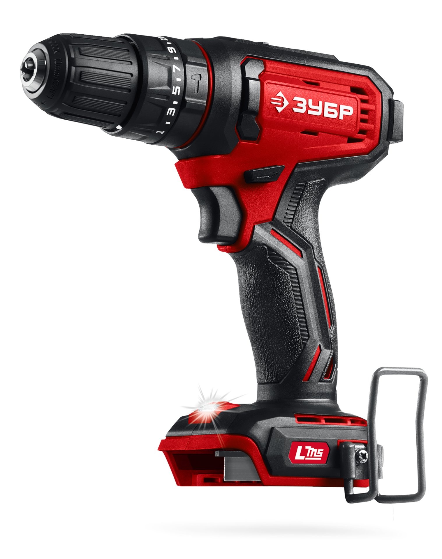 ЗУБР 20 В, 40 Н·м, без АКБ (LMS), ударная дрель-шуруповерт (ДШУ-40)