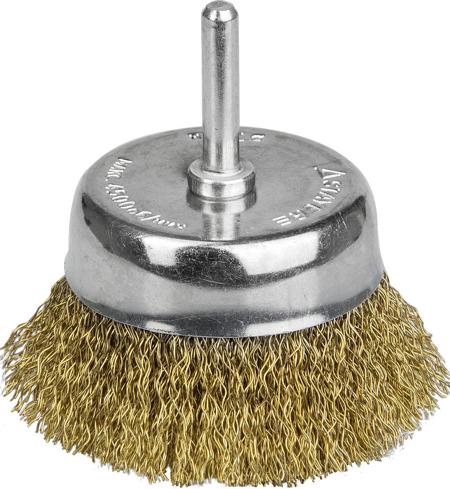 STAYER 63 мм, витая латунированная стальная проволока, 0.3 мм, чашечная щетка для дрели, Professional (35117-063)