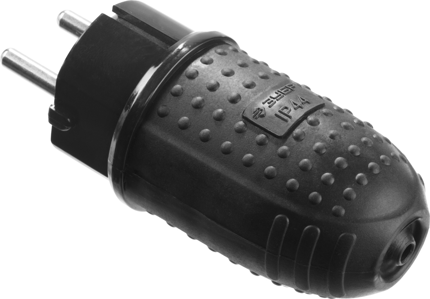 ЗУБР IP44, 16 A/220 В, обрезиненная вилка, Профессионал (55116-B)