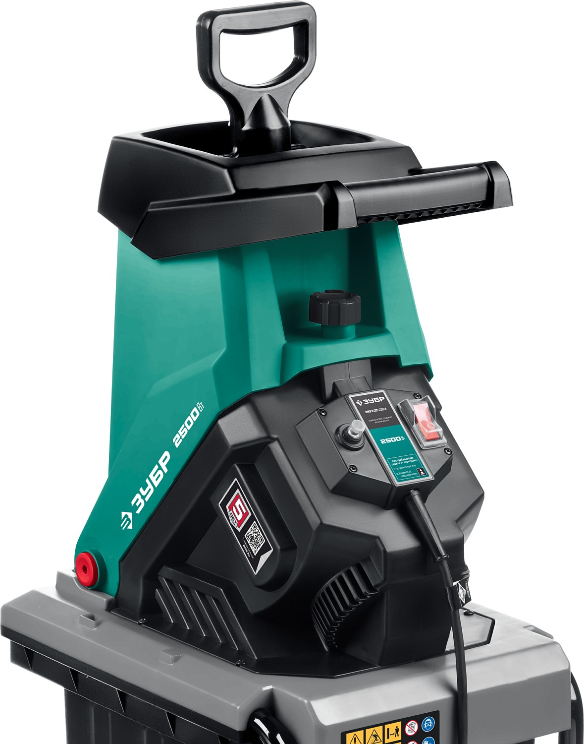 ЗУБР 2500 Вт, измельчитель садовый электрический (ЗИЭ-40-2500)