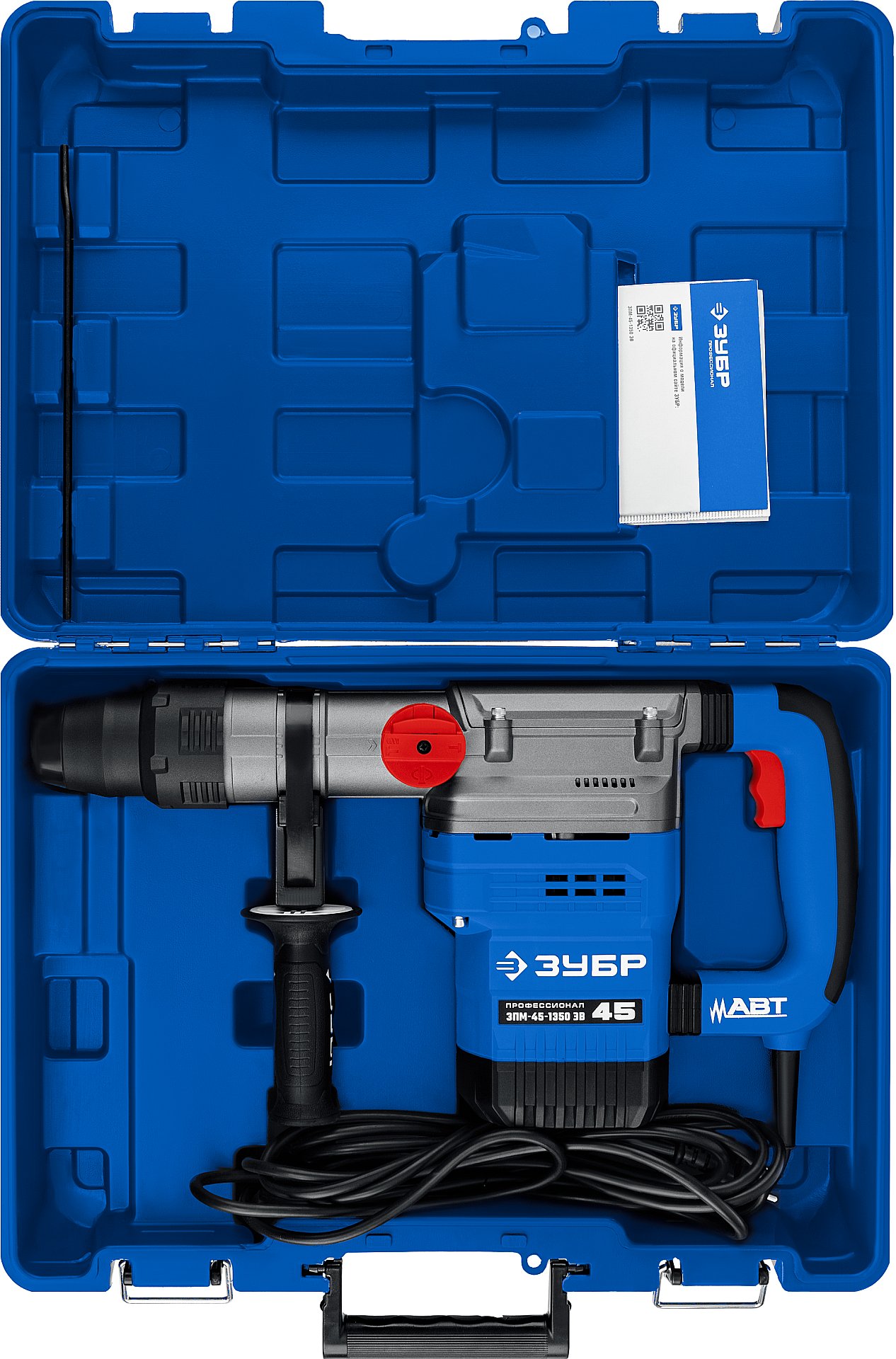ЗУБР 45 мм, 1350 Вт, АВТ, перфоратор SDS-Max, Профессионал (ЗПМ-45-1350 ЭВ)