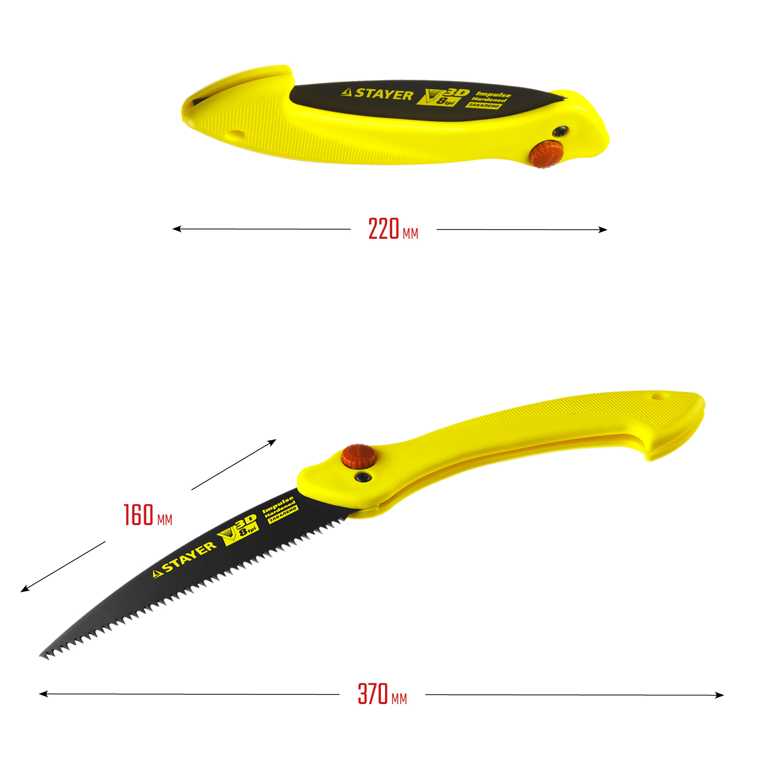 STAYER Cobra Camp, 160 мм, ножовка для быстрого реза сырой древесины (15085)