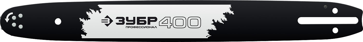 ЗУБР тип 2, шаг 0.325″, паз 1.5 мм, 40 см, шина для бензопил, Профессионал (70202-40)