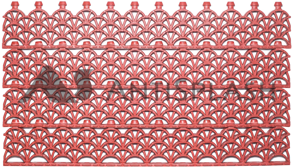 Ячеистое модульное покрытие «Прима», 20 мм, красный