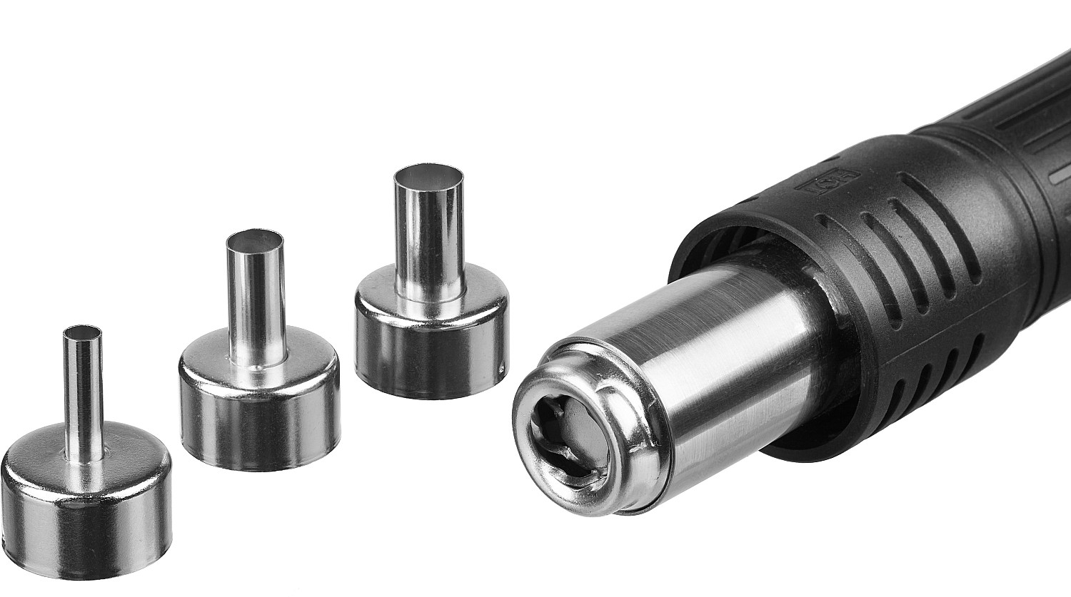 ЗУБР ПСТ-650, 650 Вт, 100 - 500°C,120 л/мин, 3 насадки, керамический нагреватель, цифровая термовоздушная паяльная станция, Профессионал (55350)