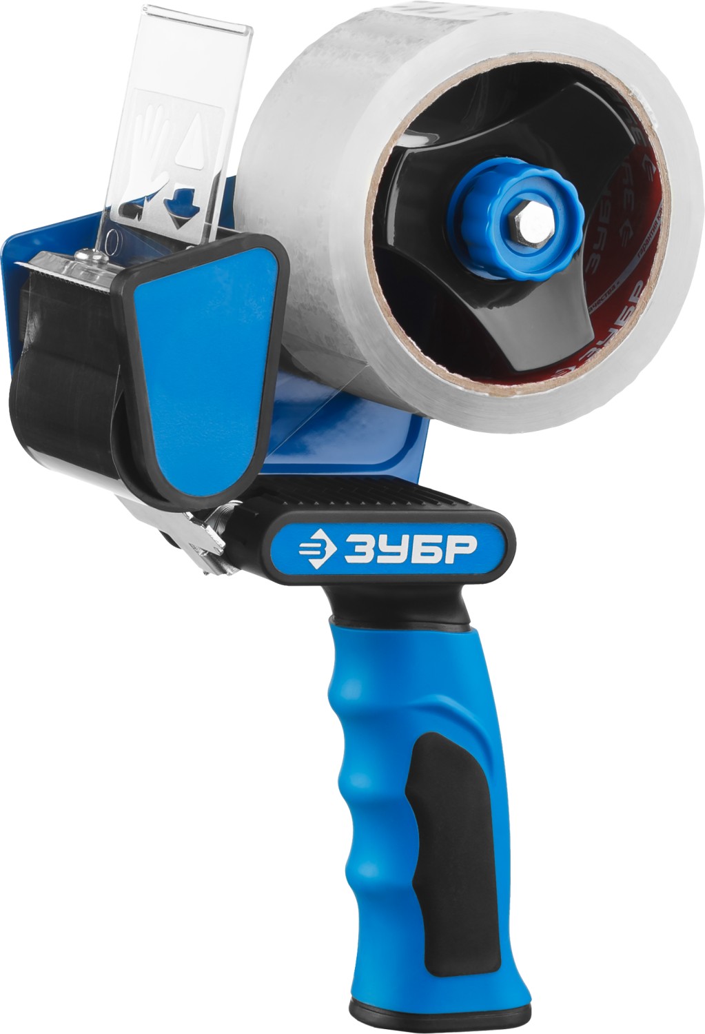 ЗУБР до 50 мм, двухкомпонентная рукоятка, диспенсер для клеящих лент, Профессионал (12015)