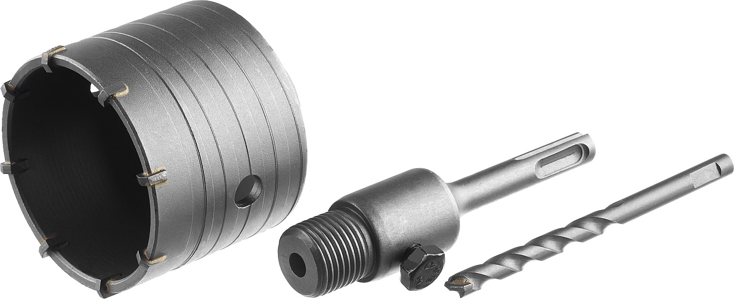 СИБИН 73 мм, SDS - Plus, 8Т, коронка по бетону с оснасткой (29216-73)