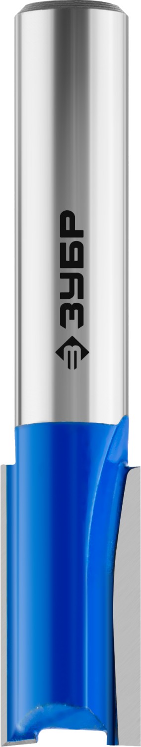 ЗУБР 10 x 19 мм, хвостовик 8 мм, фреза пазовая прямая, Профессионал (28753-10-19)