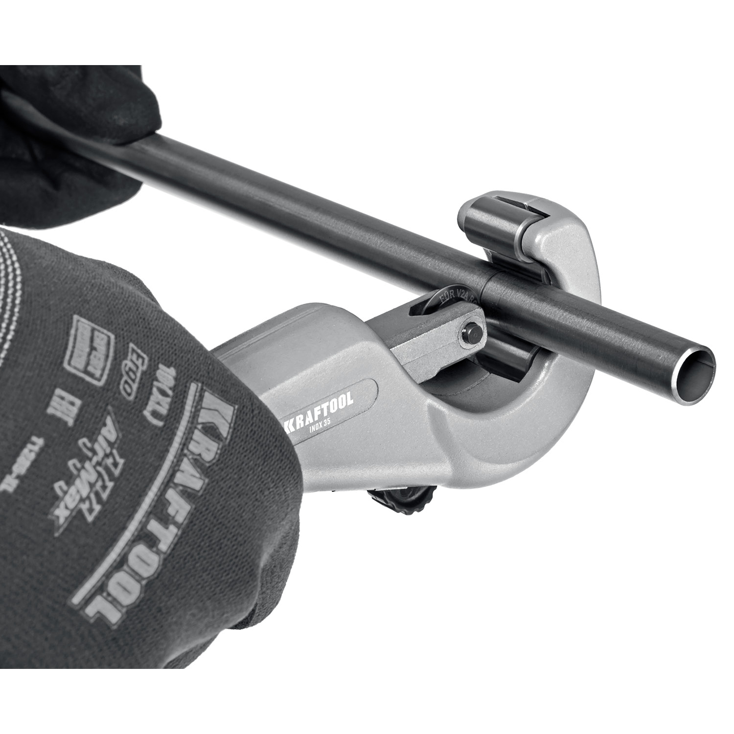 KRAFTOOL INOX-35, 3-35 мм, на подшипниках, труборез для нержавеющей стали (23935)