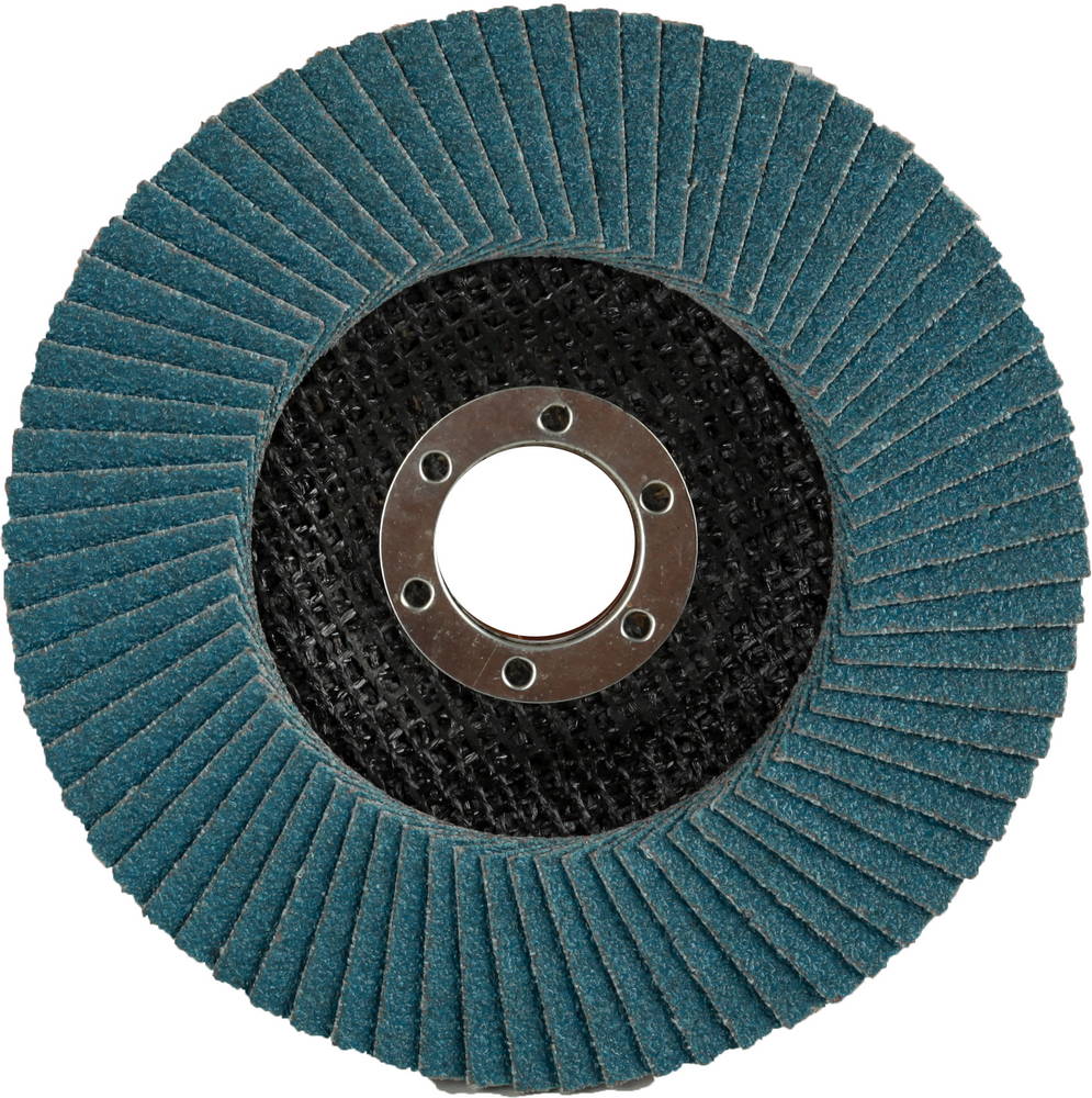 ЗУБР 125 мм, P60, КЛТ, круг лепестковый торцевой циркониевый (36596-125-60)