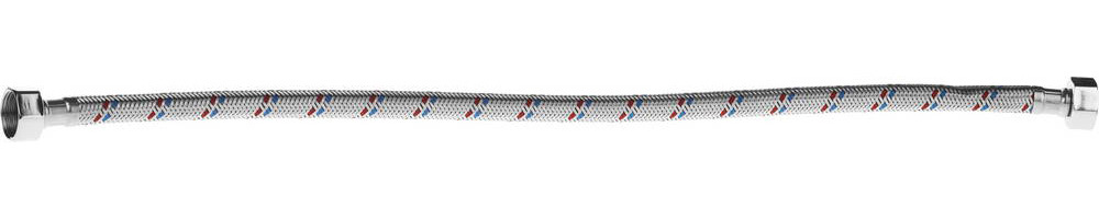 STAYER 1/2″, 0.5 м, гайка-гайка, гибкая подводка для воды, Professional (51015-G/G-050)
