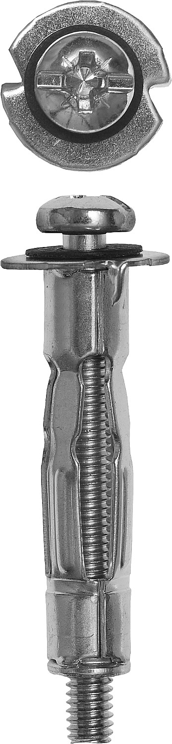 ЗУБР МОЛЛИ, М4 х 21 х 5 мм, 300 шт, анкер для пустотелых конструкций (4-302472-04-020)