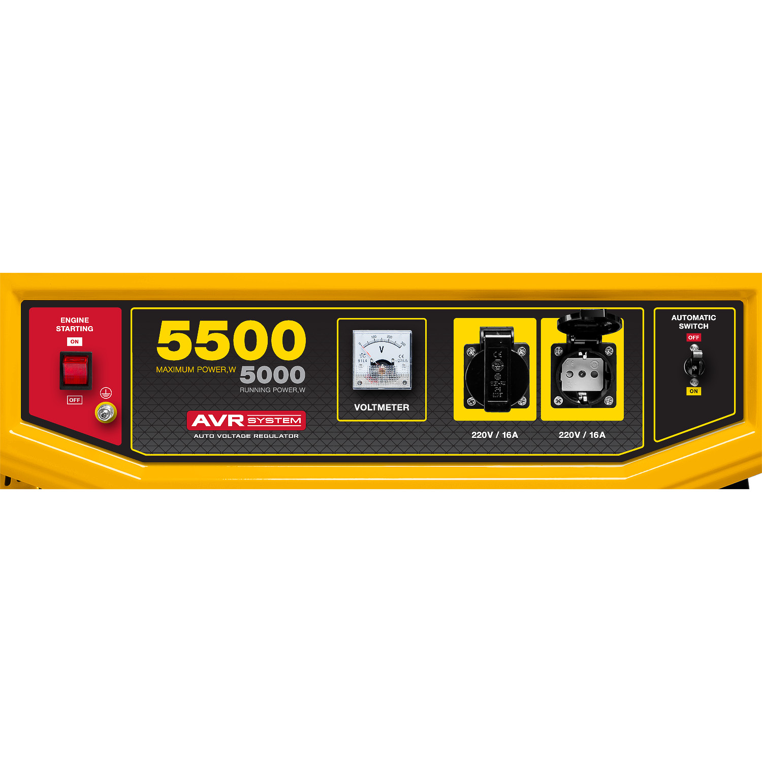 STEHER 5500 Вт, бензиновый генератор (GS-6500)