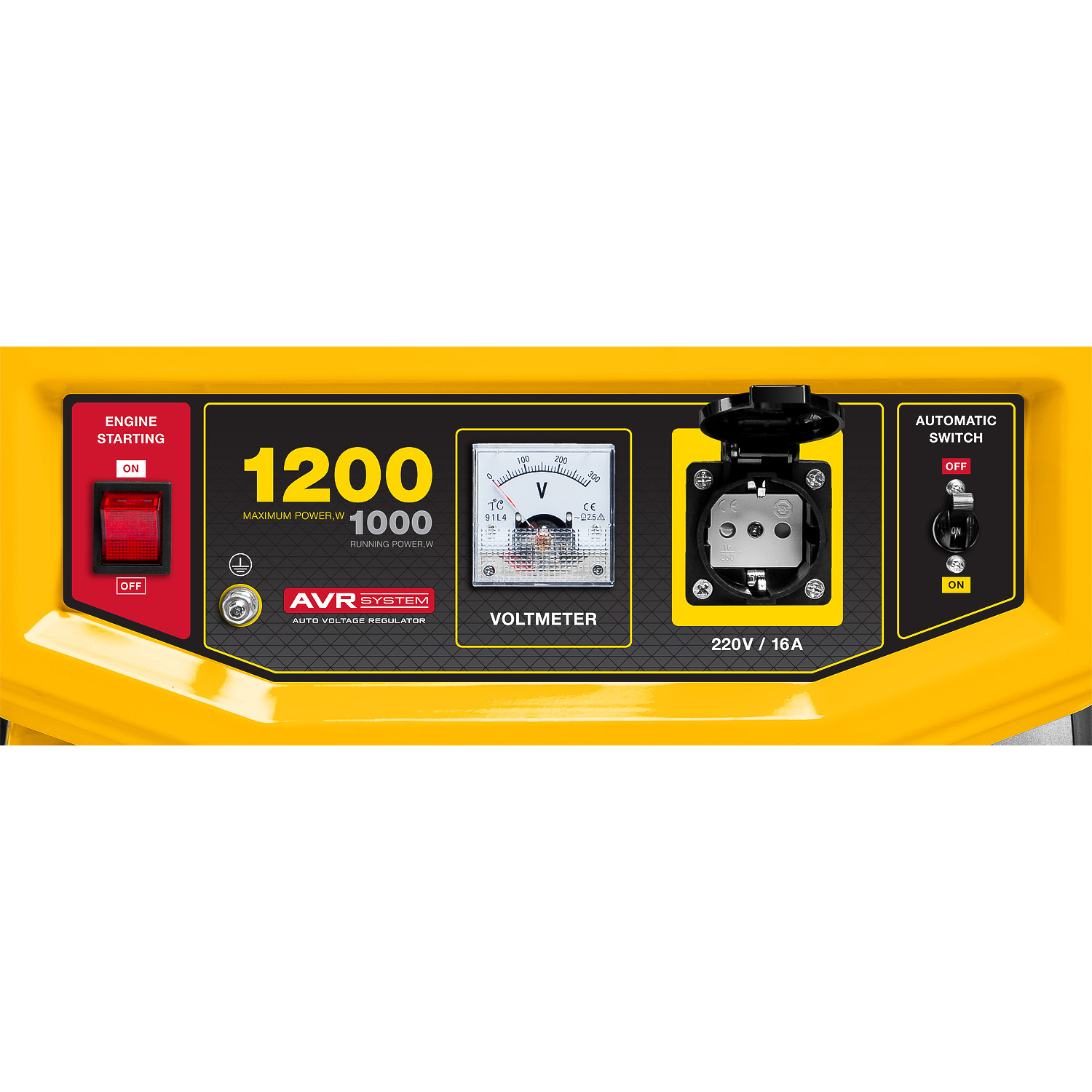 STEHER 1200 Вт, бензиновый генератор (GS-1500)