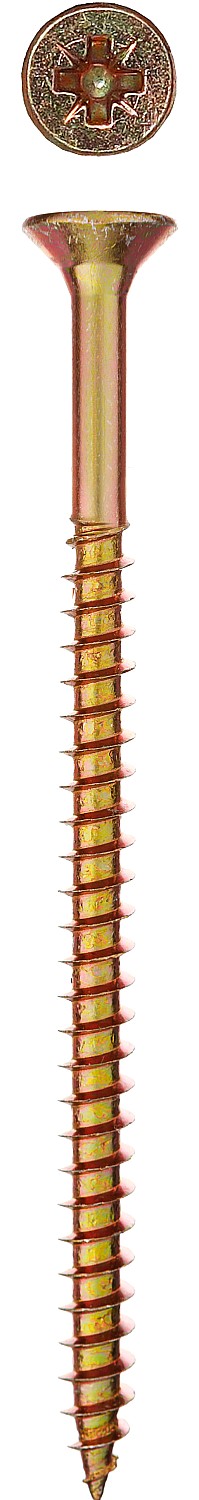 ЗУБР СУ-Ж, 100 х 5.0 мм, желтый цинк, 8 шт, универсальный саморез (300396-50-100)