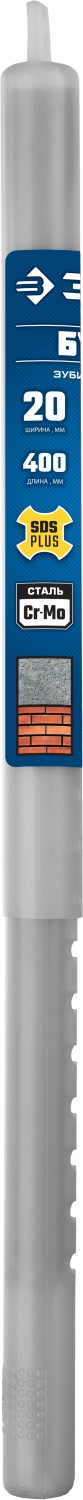 ЗУБР БУРАН, 20 x 400 мм, SDS-Plus, плоское зубило, Профессионал (29362-20-400)