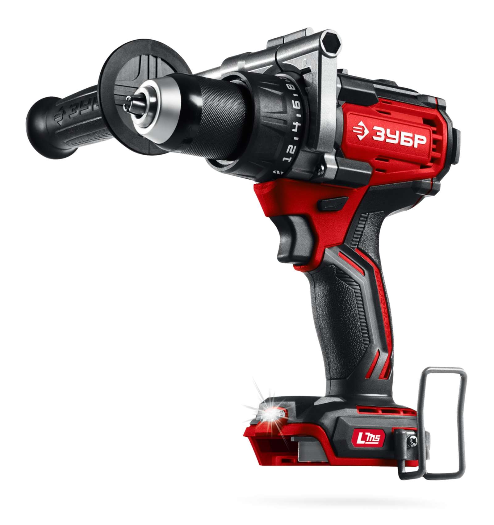 ЗУБР 20 В, 165 Н·м, без АКБ (LMS), бесщеточная дрель-шуруповерт (ДБ-165)
