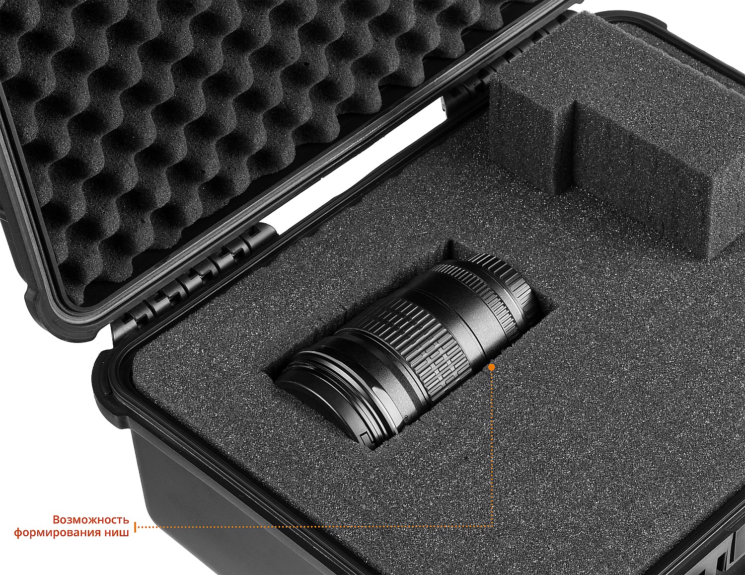 KRAFTOOL PANZER-20, 510 х 400 х 190 мм, (20″), IP55, ударопрочный пластиковый ящик (38251-20)