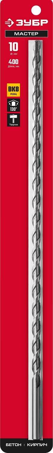 ЗУБР 10 x 400 мм, сверло по бетону (2922-400-10)