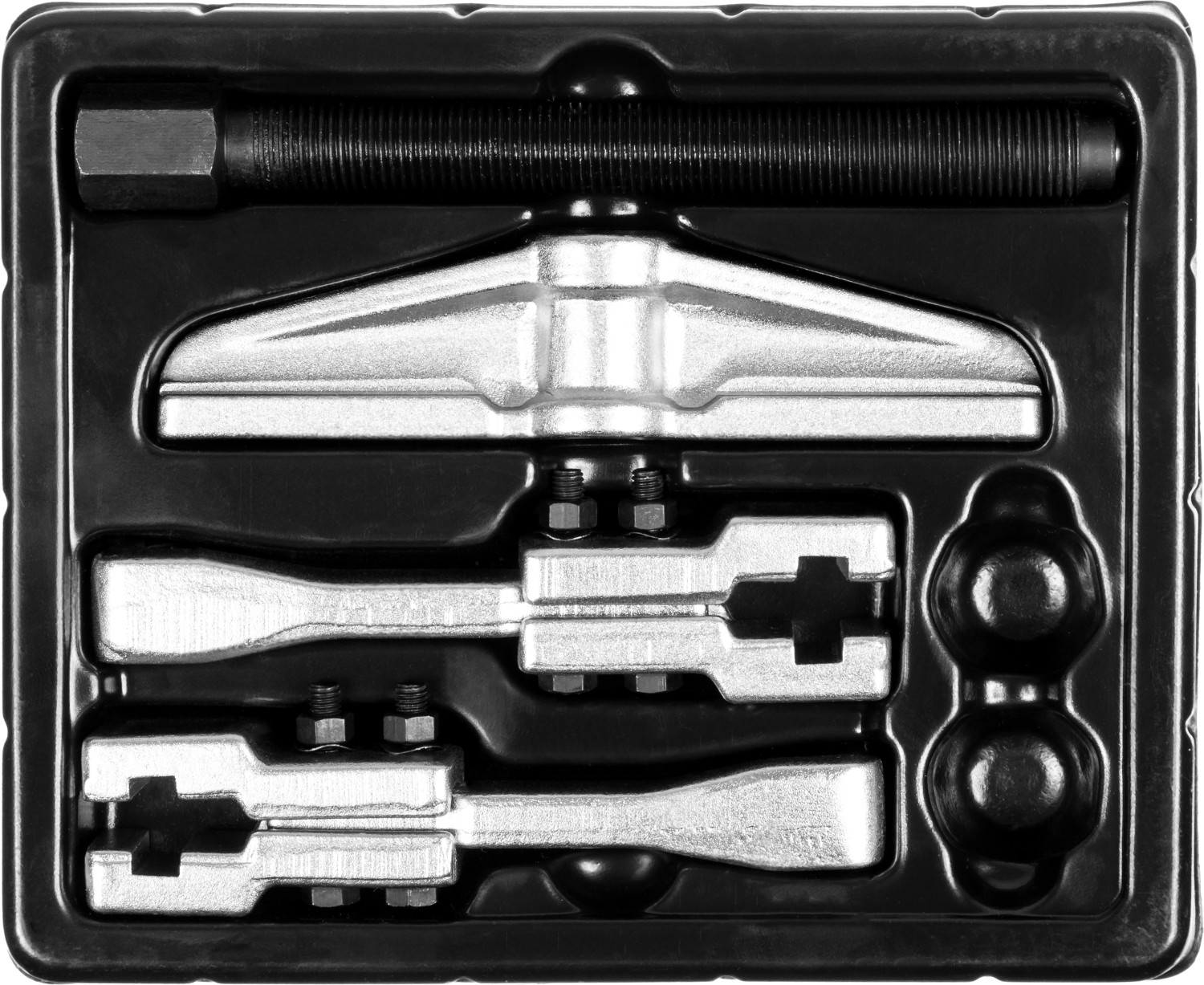 ЗУБР внешний d 30 - 100 мм, внутренний d 45 - 115 мм, раздвижной двухзахватный съемник, Профессионал (43310-115-100)