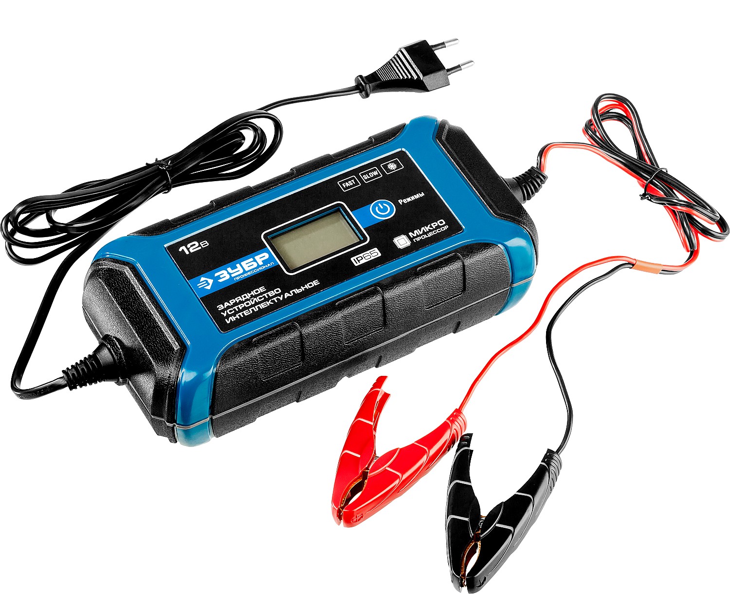 ЗУБР ЗУ-160, 12 В, 8 А, интеллектуальное зарядное устройство для аккумуляторов, Профессионал (59303)