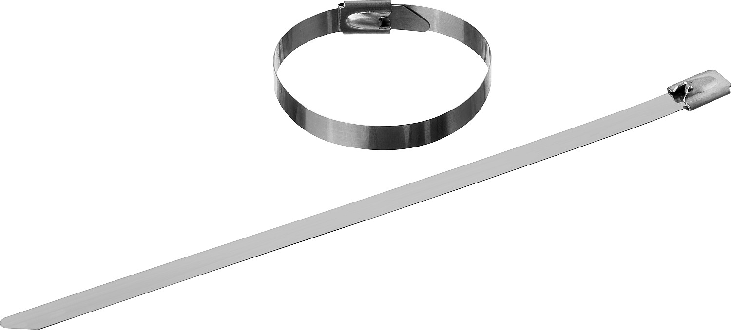 ЗУБР КС-Н, 7.9 x 300 мм, 25 шт, кабельные стяжки нержавеющие, Профессионал (30971-79-300)