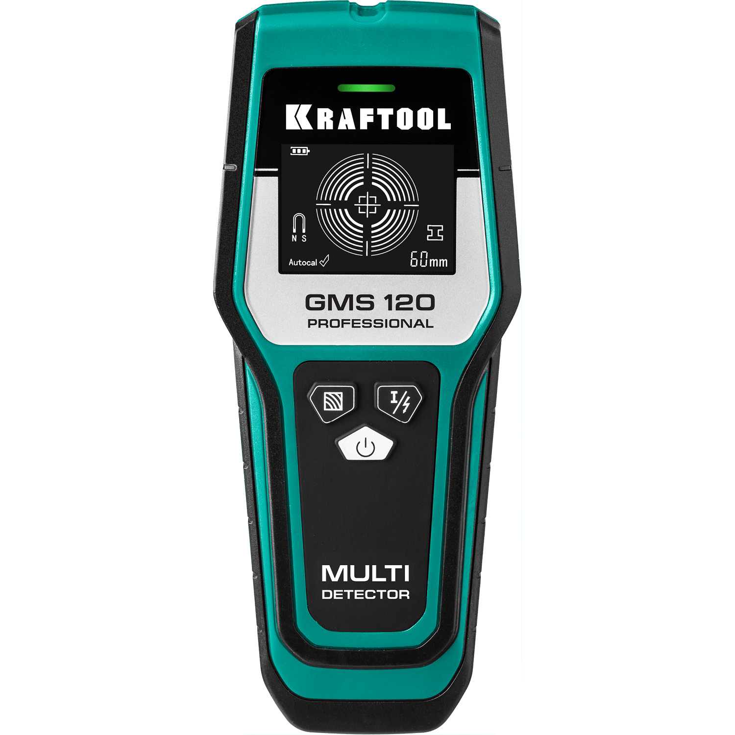 KRAFTOOL GMS-120, ЖК дисплей, универсальный детектор проводки (45298)