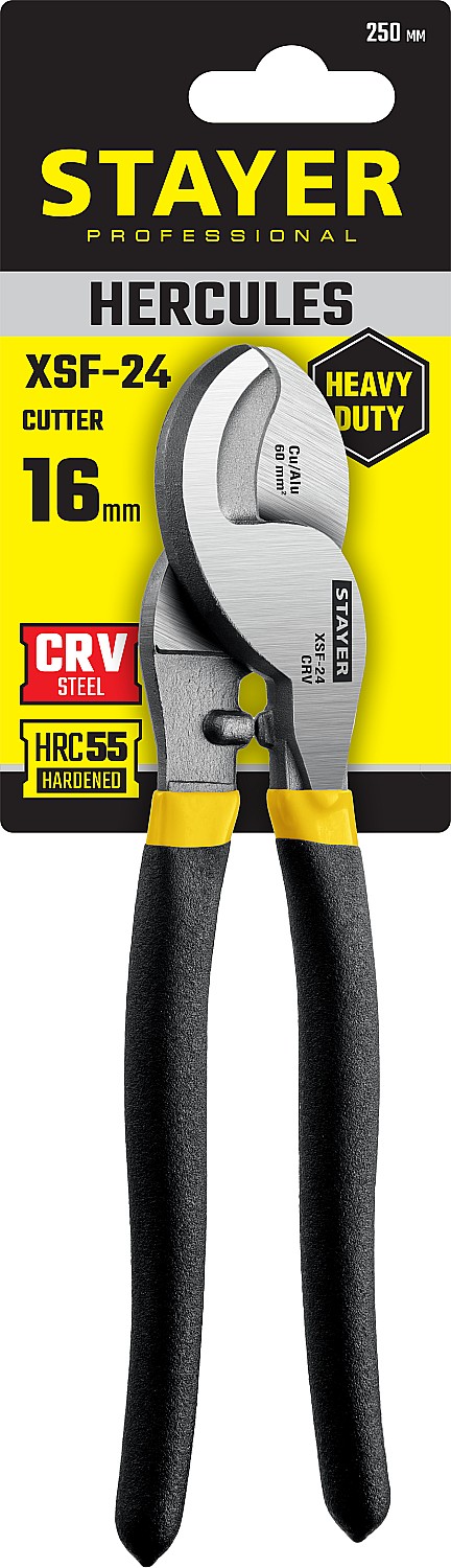 STAYER Hercules XSF-24, d 16 мм, 240 мм, усиленный, кабелерез, Professional (2333-25)