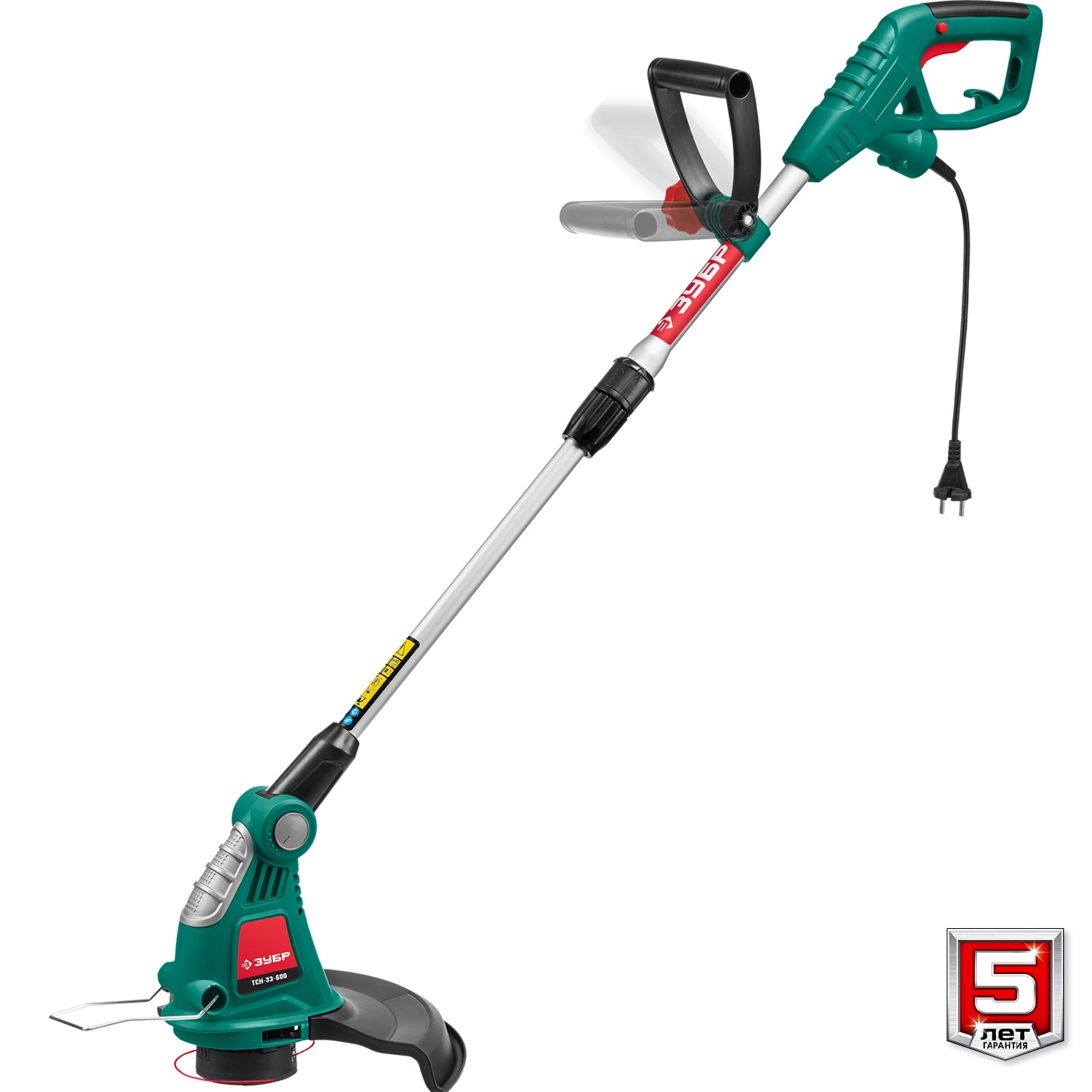 ЗУБР 600 Вт, ш/с 33 см, сетевой триммер (ТСН-33-600)