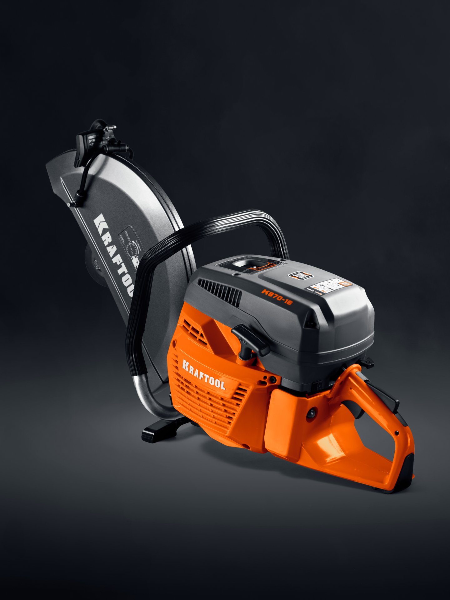 KRAFTOOL 4800 Вт, 400 мм, без диска, бензорез по бетону (бетонорез) (K970-16)