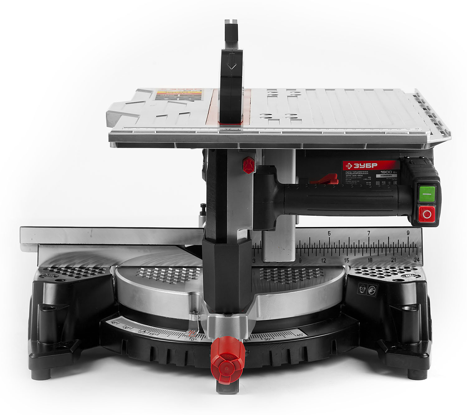 ЗУБР ЗПТК-305-1900 пила торцовочная комбинированная, d 305 х 30 мм, 1900 Вт