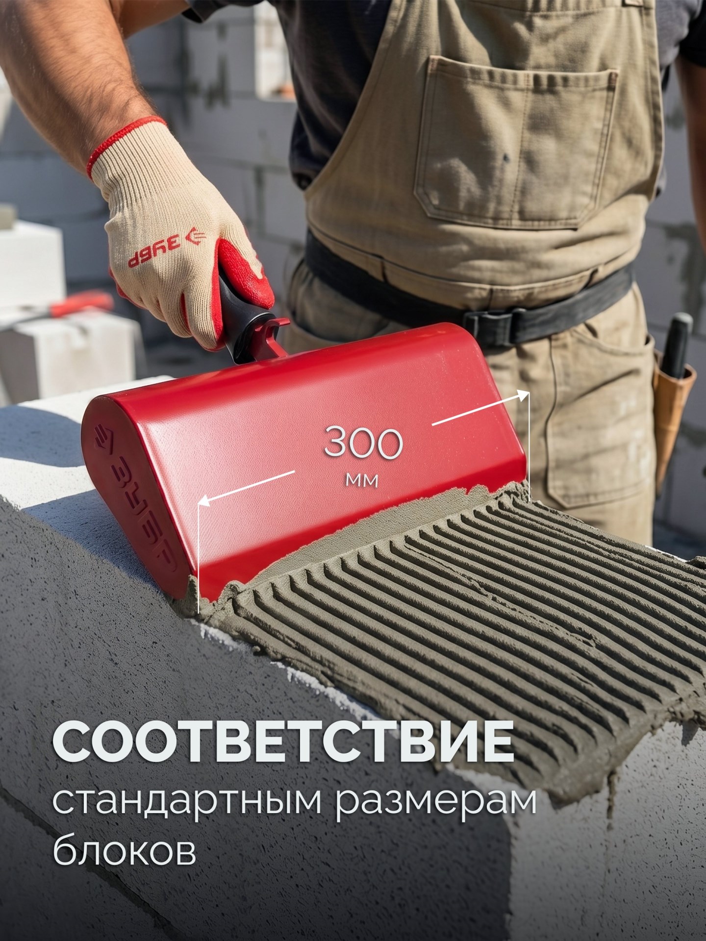 ЗУБР 300 мм, строительная кельма-ковш (08242-30)