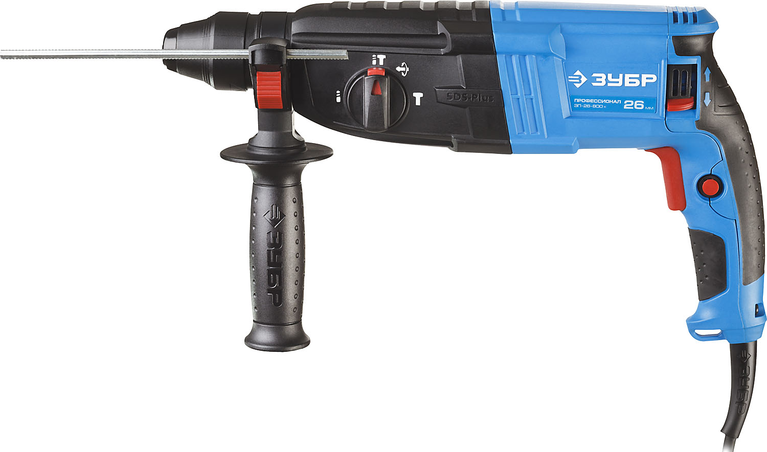 ЗУБР 26 мм, 800 Вт, перфоратор SDS Plus, Профессионал (ЗП-26-800 К)
