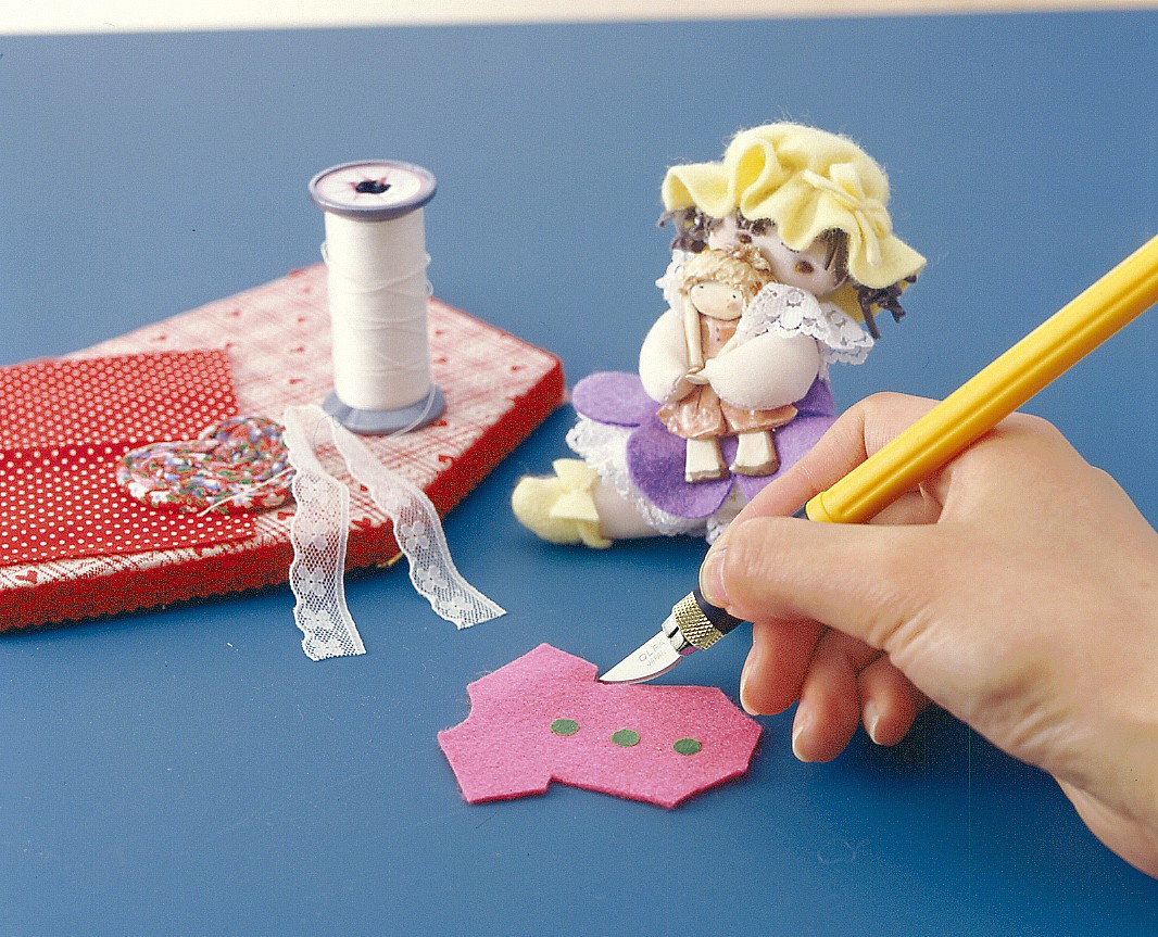 OLFA с профильными лезвиями 6 мм, 4 шт, перовой нож (OL-AK-4)