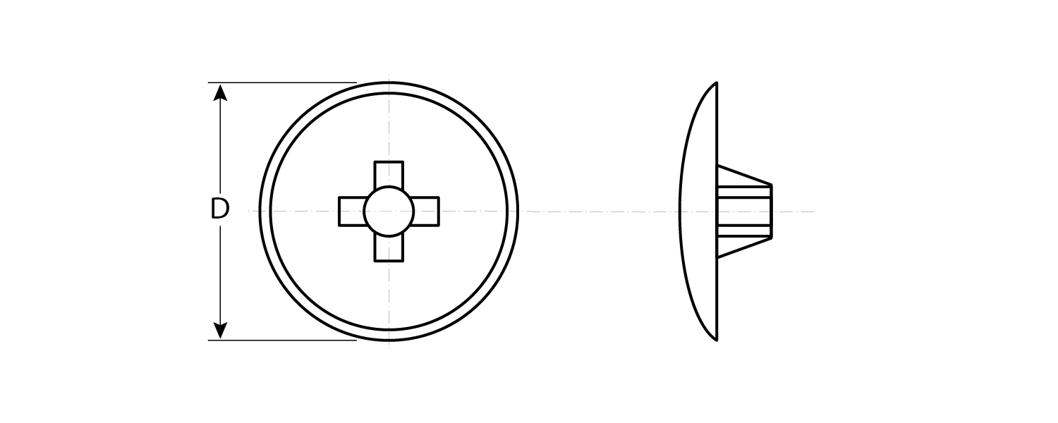 ЗУБР шлиц №2, цвет дуб, 40 шт, декоративная заглушка под шуруп (4-308156-1)