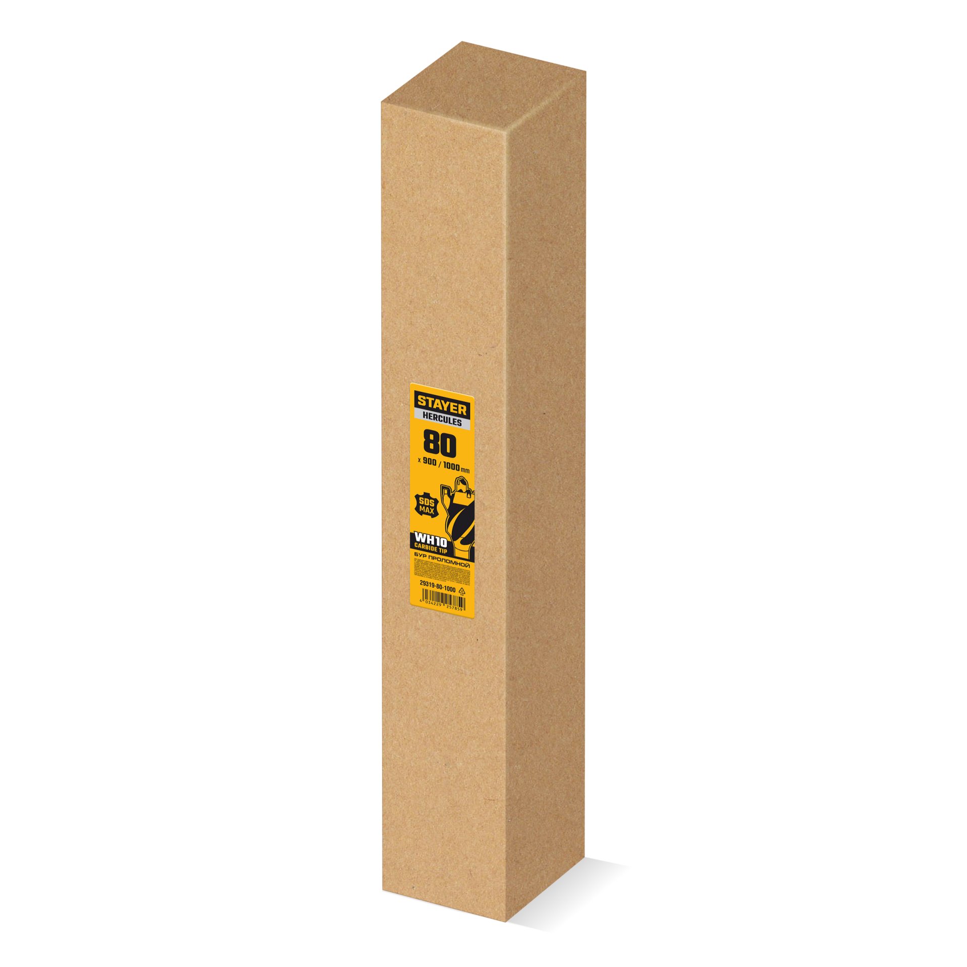 STAYER HERCULES-4Х d 80 х 900/1000 мм, SDS-max проломной бур, PROFESSIONAL (29319-80-1000)