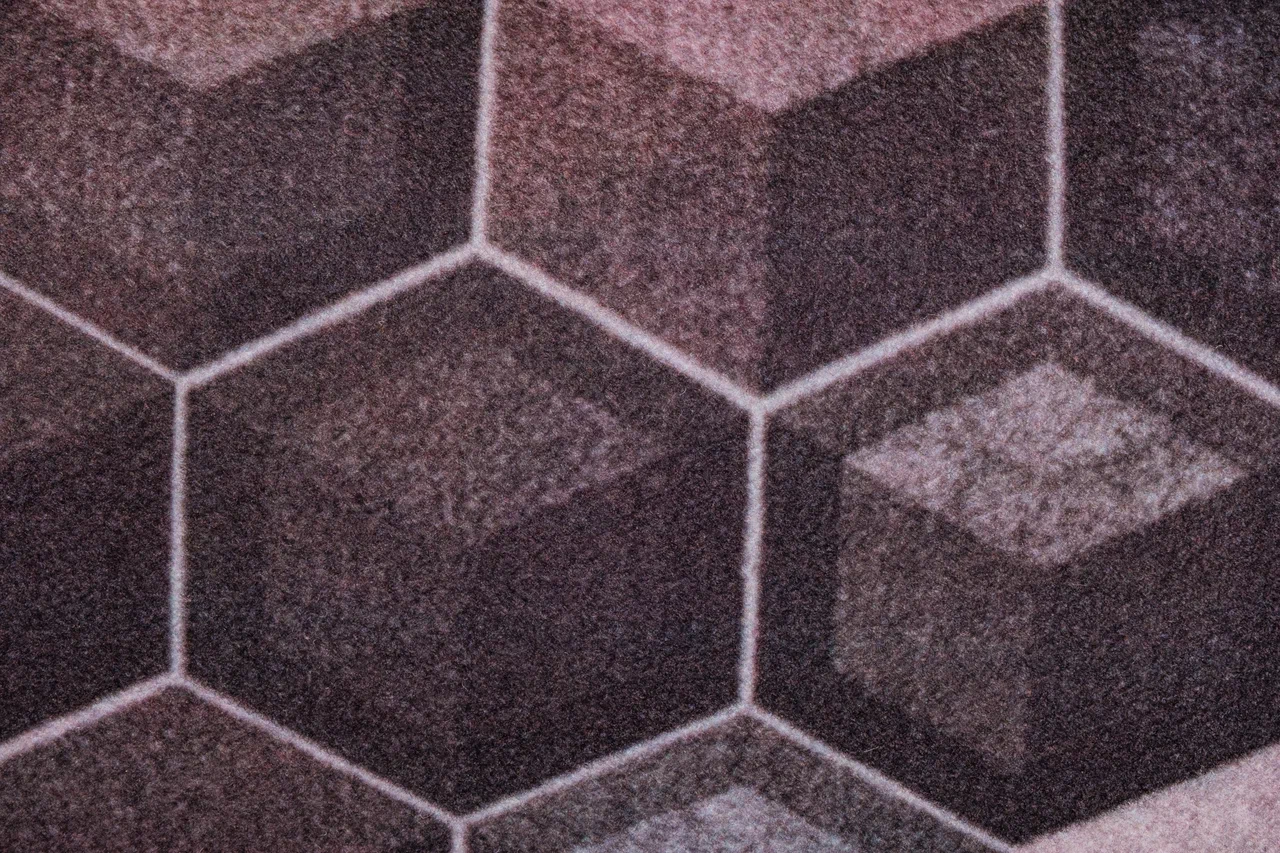 Велюровая дорожка 0,8x15 «Соты микс»