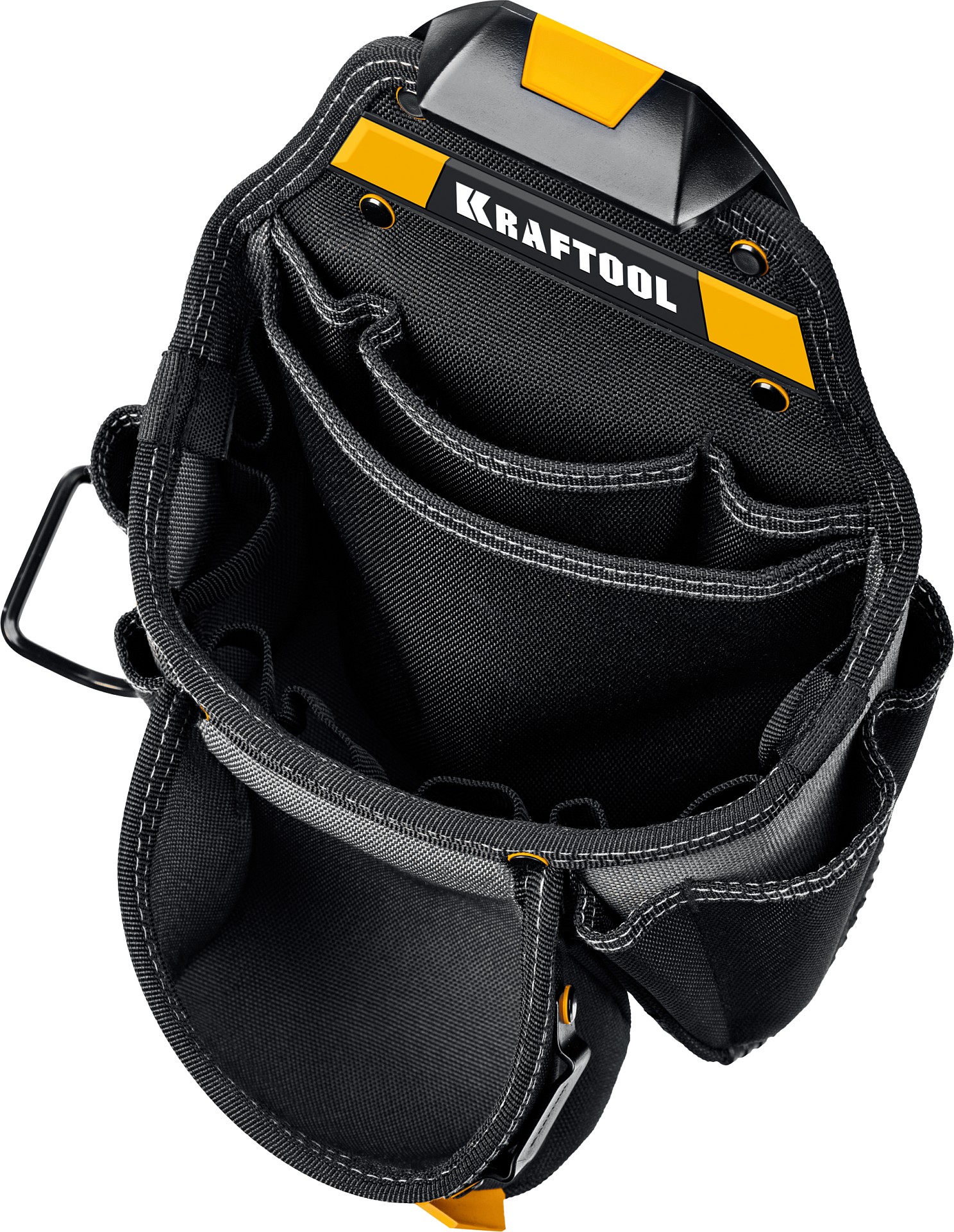 KRAFTOOL KBS-3 пояс монтажника, в комплекте: пояс монтажника, большая сумка, малая сумка (38762)