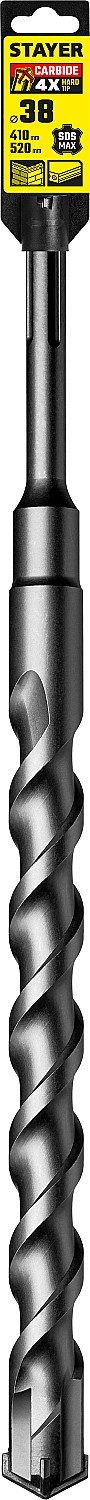 STAYER Hercules-4Х, 38 x 410/520 мм, SDS-max бур, Professional (29370-410-38)