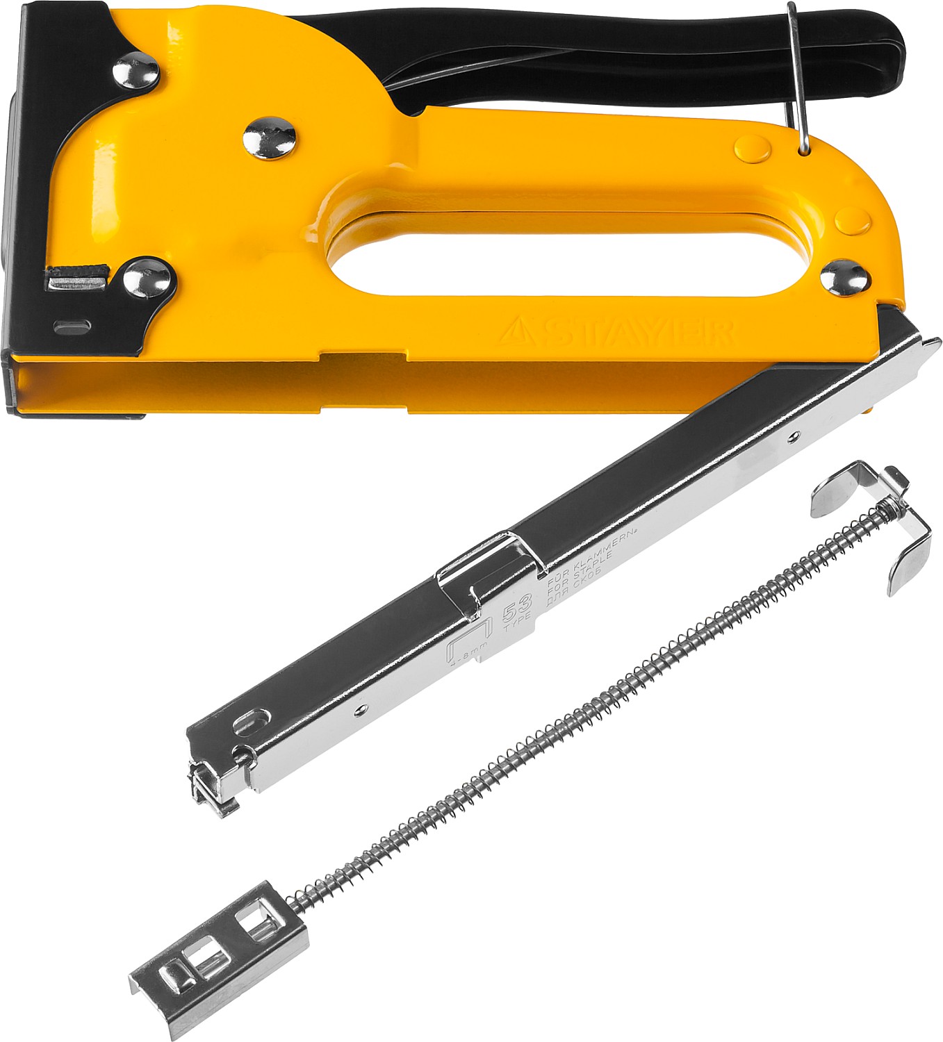 STAYER B-53, тип 53 (A/10/JT21) 23GA (4 - 8 мм), стальной степлер (3145)