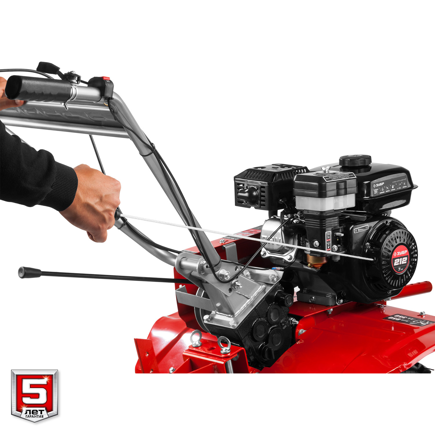 ЗУБР 7 л.с., мотоблок с понижающей передачей (МТБ-400)