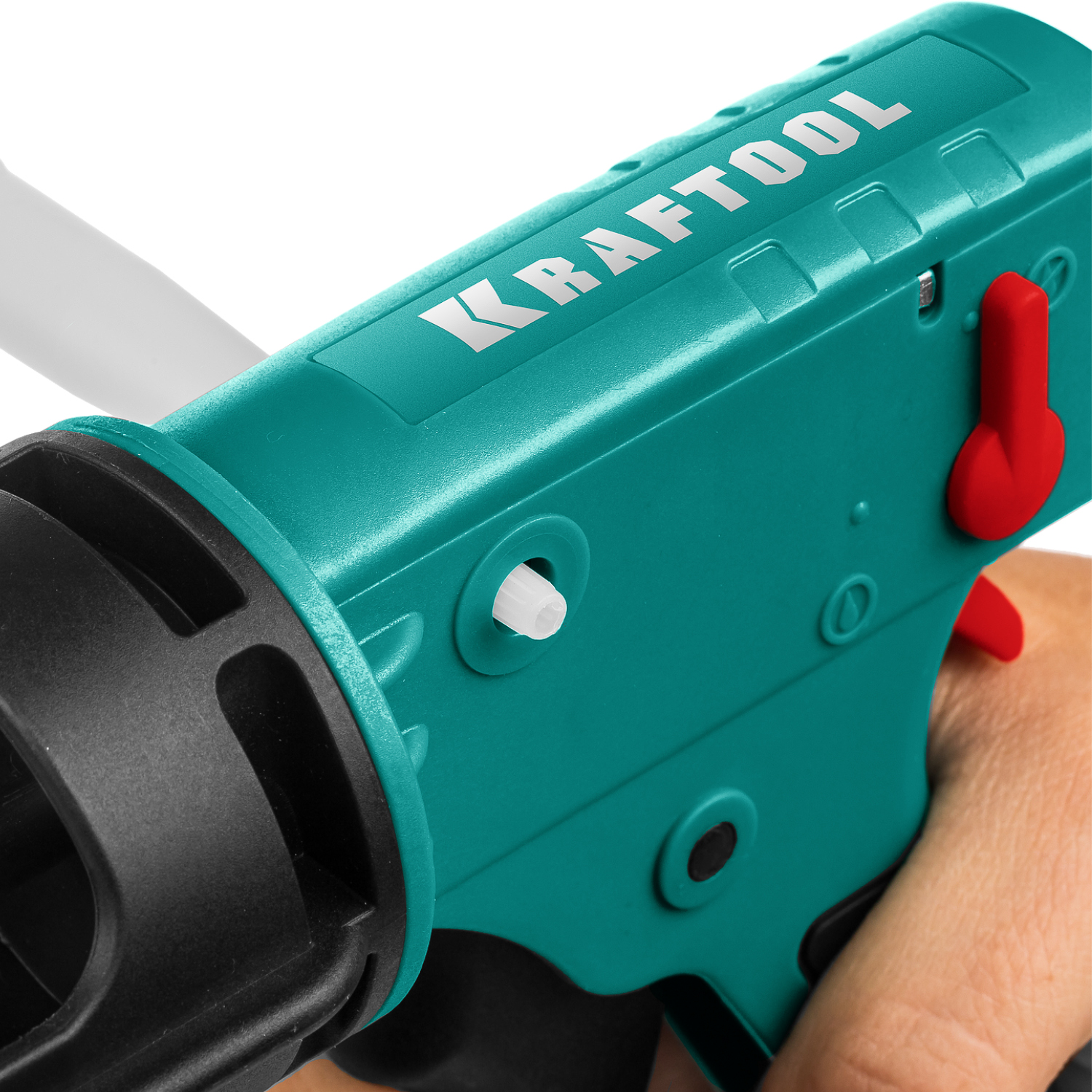 KRAFTOOL GRAND 2-in-1 310 мл, антикапельная система, скелетный пистолет для герметика (06674)